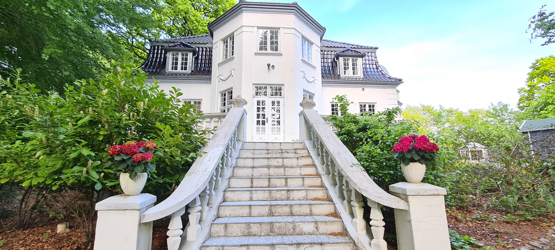 Villa i Værløse set forfra