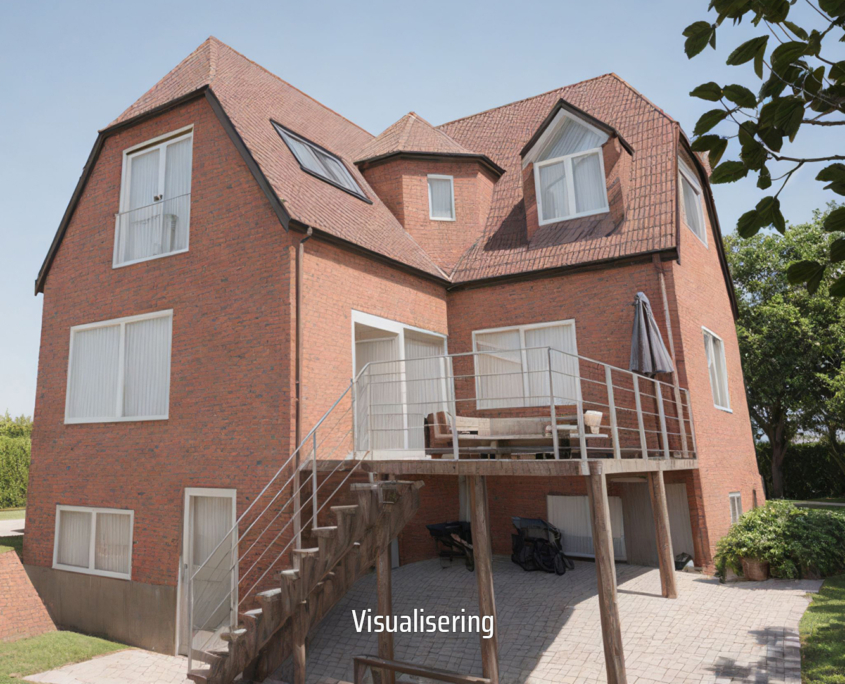 Til- og ombygning i Værløse - visualisering